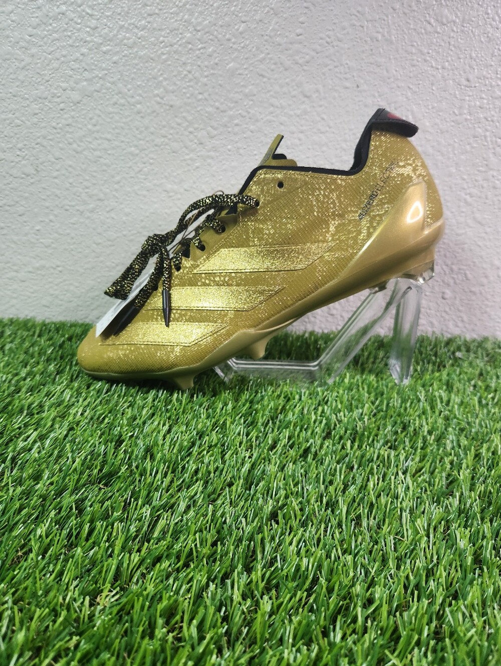 Adidas x Disney Jafar Adizero Electric Football Cleats Men's Sz 12 Gold JP9953